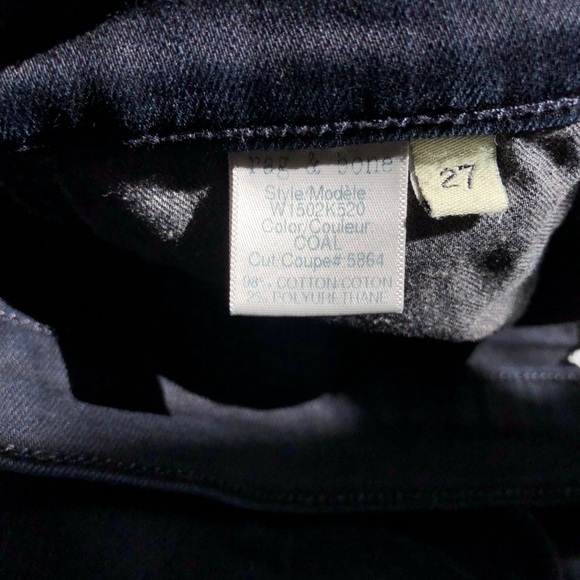 rag & bone Dark Blue Skinny Jeans - Picture 11 of 15